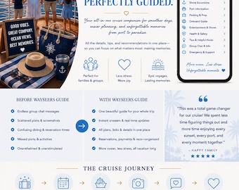 Cruise Planner Itinerary Organizer | Shore Excursion Guide (Digital Companion)