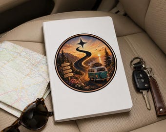 Road Trip Reisetagebuch, Urlaubsnotizbuch, Erinnerungsbuchtagebuch, geführtes Reisegeschenk