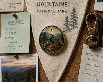 Smoky Mountains National Park Pin, Appalachian Spur Wandern Souvenir