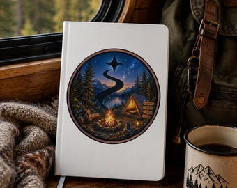 Wayseer Camping Adventure Journal, Sommer Reise Notizbuch, Erinnerungsbuch, Outdoor Traveller Tagebuch