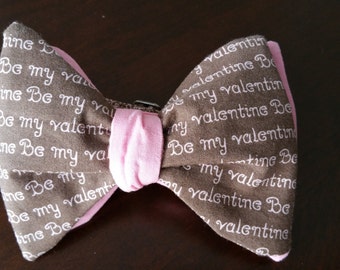 Be My Valentine Designer 2 -in- 1 Freestyle BowTieByEDJ