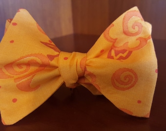 Orange Designer Freestyle BowTieByEDJ