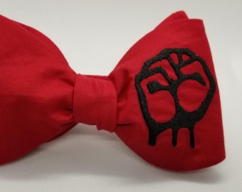 The Ultimate Power BowTieByEDJ Freestyle or Pre-tied - Red