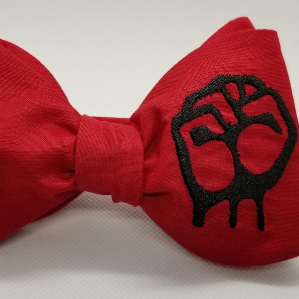 The Ultimate Power BowTieByEDJ Freestyle or Pre-tied - Red