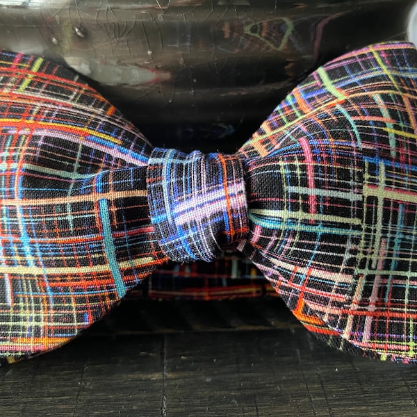Multi-Cross Hatch Designer Freestyle BowTieByEDJ
