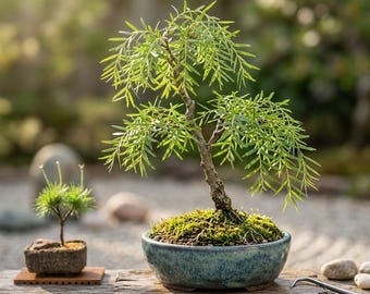 Dwarf Australian Weeping Willow Bonsai Cutting, Live Ornamental Tree for Patio, Garden & Bonsai