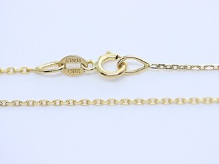 Collana A Catena In Oro Giallo 10K - Stile Ro, Larghezza 6 Mm - Lunghezza 45,7 Cm - Chiusura A Moschettone, Peso 11,5 Gr - Ideale Da Sola O Con Ciondolo