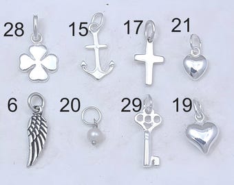 Añadir CHARMS de plata esterlina