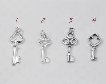 Add Sterling Silver CHARMS. small charms teeny charms sterling charms customized charms