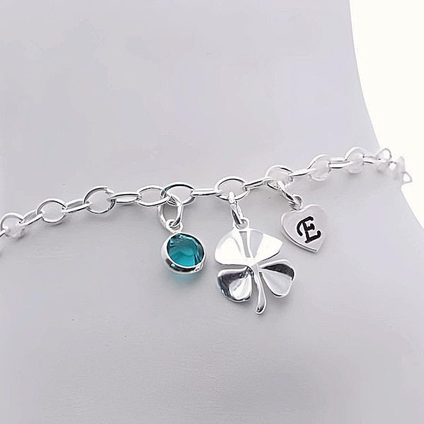 Lucky Four Leaf Clover Bracelet main image 1
