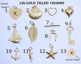 Kies uit het menu goud gevuld charmes, goud op Sterling zilveren bedels, charms of Gold Plated. Niet Incl ketting