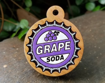 Grape Soda Pet Tag