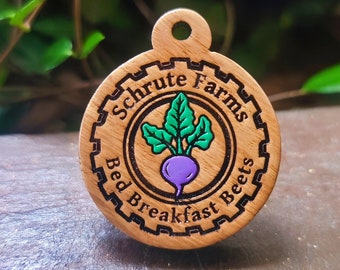 Schrute Farms husdjursbricka