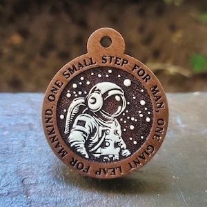 One Small Astronaut Pet Tag