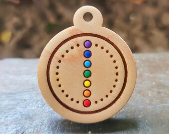Chakra-stil husdjursbricka