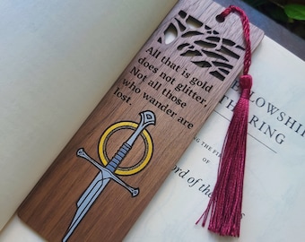 Crownless King Wooden Bookmark