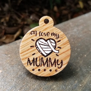 I Love My Mummy Haustieranhänger