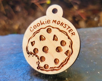 Cookie Monster Pet Tag