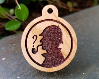 Sherlock and Watson Themed Pet Tags