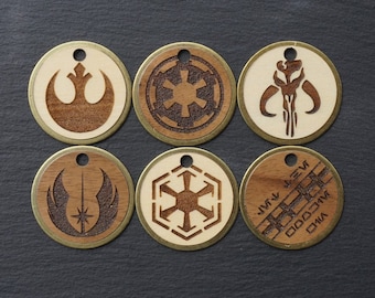 Star Wars Themed Brass Pet Tags