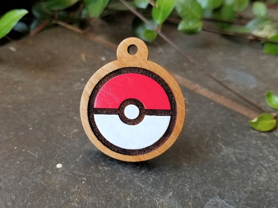 pokeball dog tag