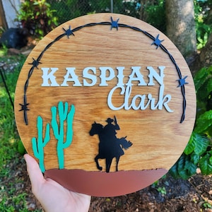 Cowpoke Nursery Sign