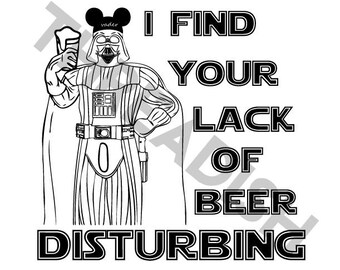 Mancanza di birra inquietante SVG