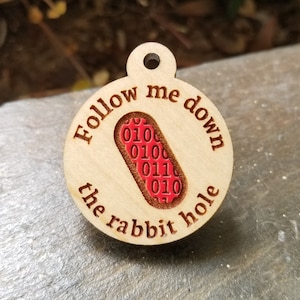 Red Pilled Pet Tag