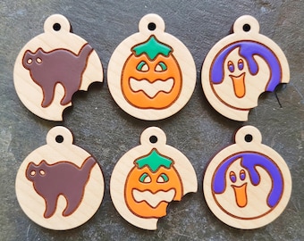 Sugar Cookie Halloween Pet Tags