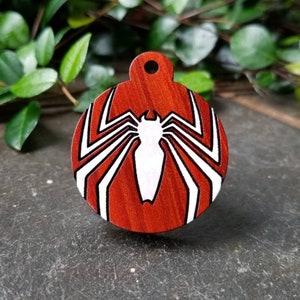 Spidey Themed Pet Tag