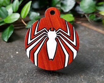 Spidey Themed Pet Tag