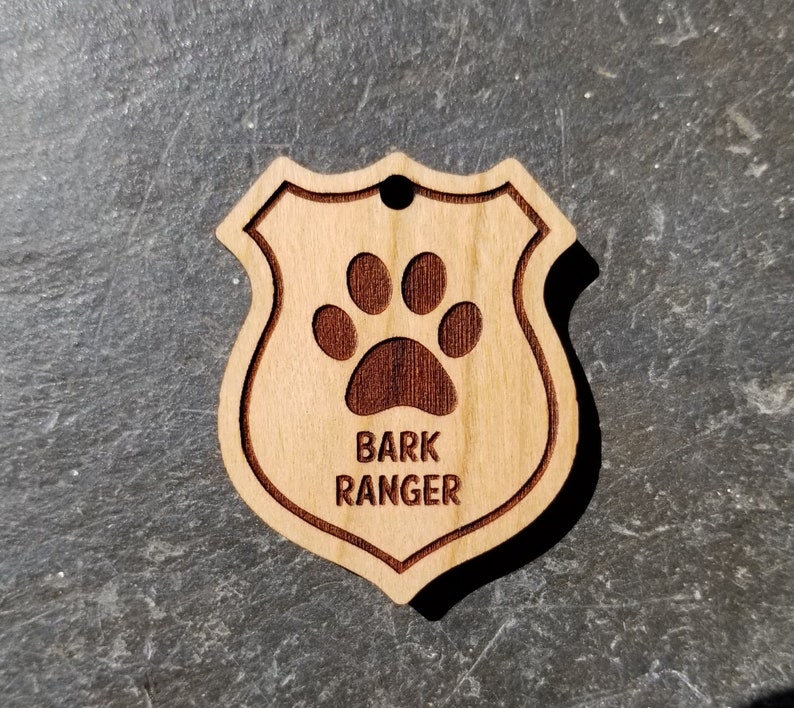 Bark Ranger Dog Tag Etsy