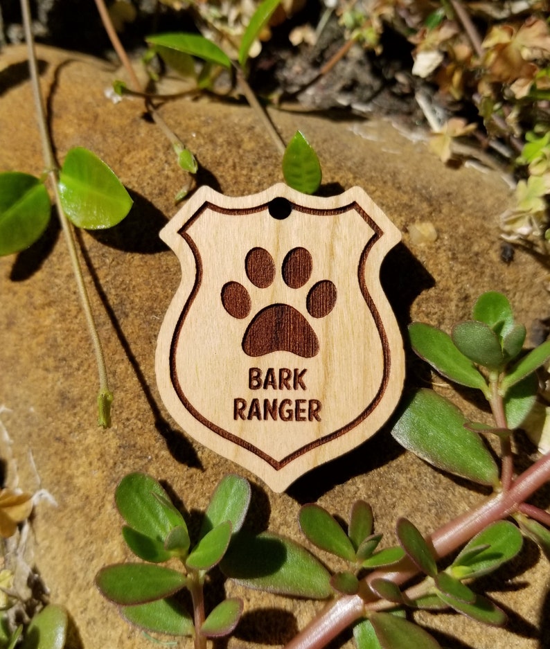 Bark Ranger Dog Tag Etsy