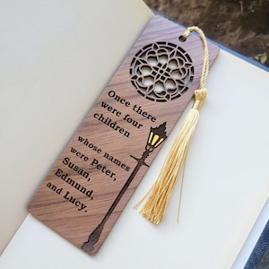 Once There Were Four Wooden Bookmark