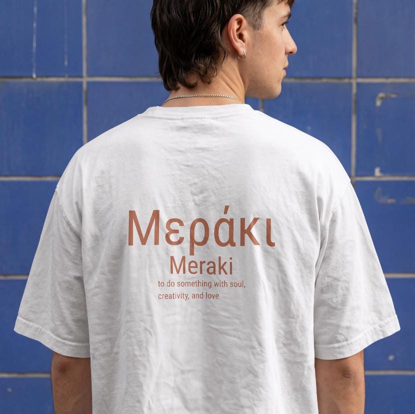 meraki メラキ　Tシャツ Meraki Shirts - Etsy