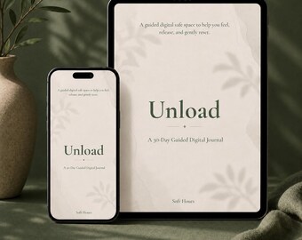 Unload Signature: 30-Day Guided Digital Journal for Emotional Clarity (Digital Download)