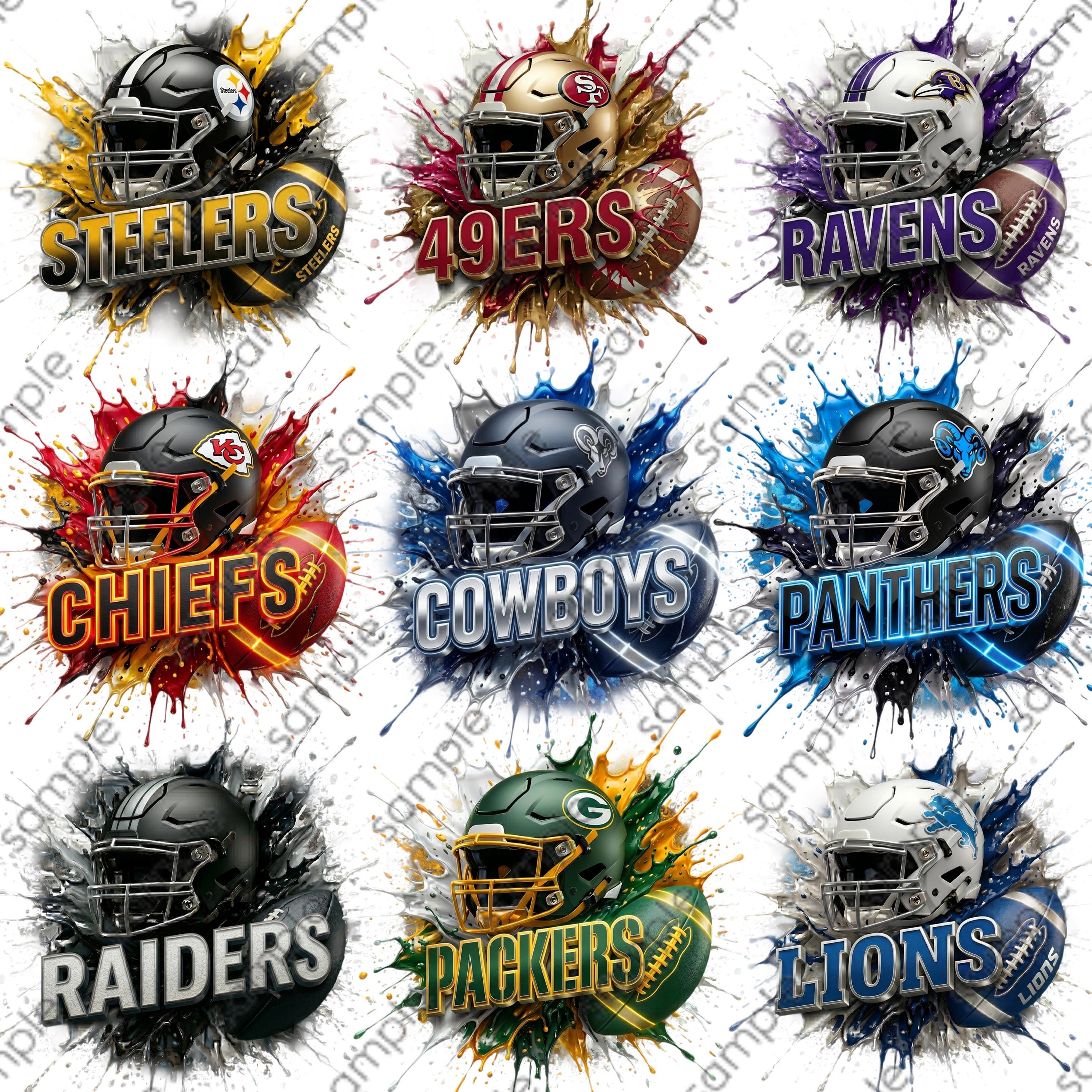 ディスプレイ アメフトチーム デカール ステッカー コレクション Nfl Stickers All 32 - Etsy
