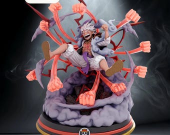 Plik STL Luffy Transcendent – Figurka postaci z anime – Pobierz natychmiast