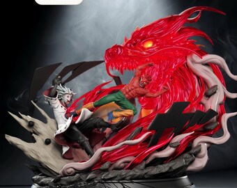 Diorama Eclipse Duel STL File Premium Printable Extreme Taijutsu Battle Scene