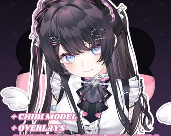Landmine Girl | Premade Live2D VTuber Model FULLY RIGGED | For VTube Studio Streaming YouTube Twitch | Ready to use