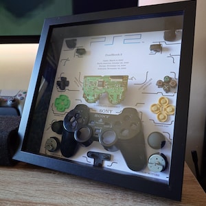 3D Retro Controller Shadow Box Template, Videogame, PNG, Gamerkamer Decoratie Digitale Download