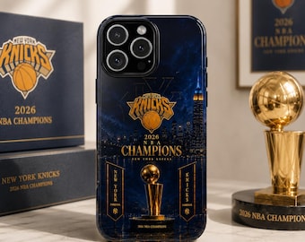 Funda para teléfono de los New York Knicks, campeones de la NBA, para iPhone 17 Pro, 16, 15, 14, 13, 12, Samsung S25, S24, S23, S22, A16, A26, Pixel 10, 9 Pro, 8