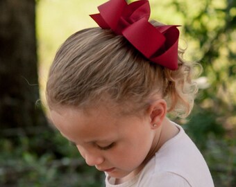 baby headband fabric baby bow November Bow Set- cranberry floral brown velvet teal gingham discount bows