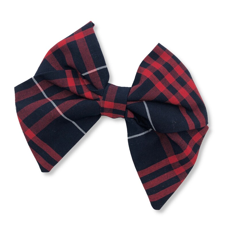 School Uniform Plaid Bow Catholic School Hair Bows School Etsy