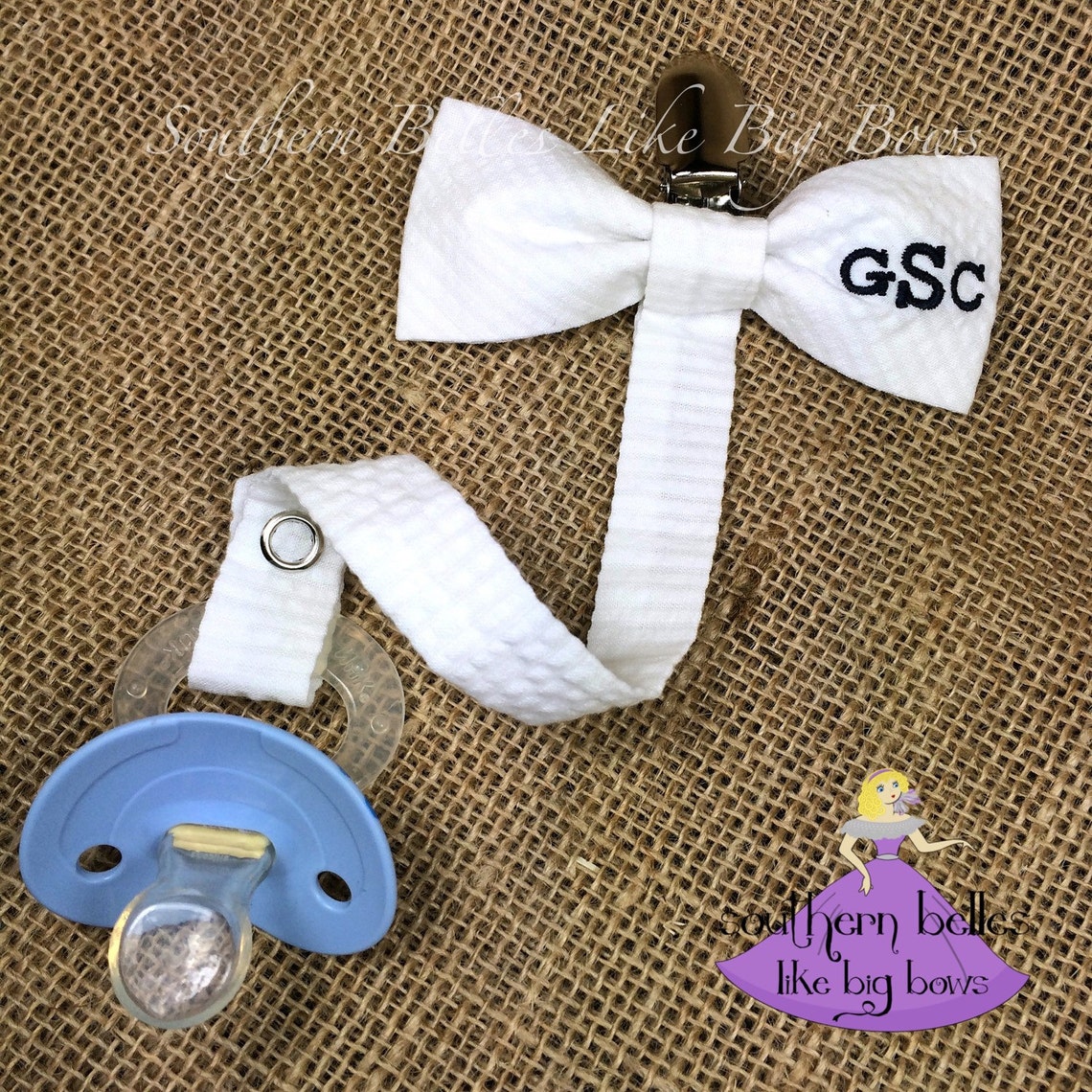 Baby Boy Pacifier Clip Baby Boy Personalized Gift Etsy