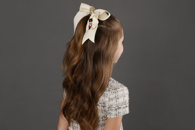 Nutcracker Christmas Hair Bow Personalized Nutcracker Gift Etsy