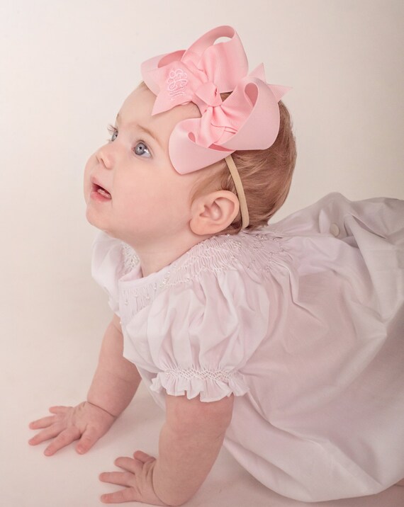 monogrammed baby headbands