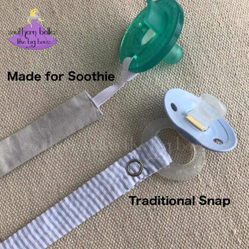 Gingham Necktie Pacifier Clip for Baby Boy Checked Pacifier Etsy