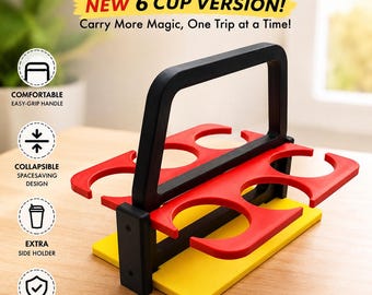 NEW! 6 Cup - Disney Resort Mug Carrier