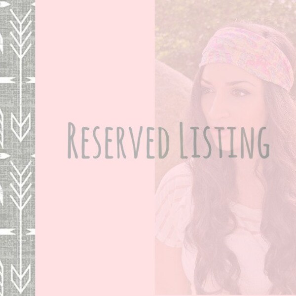 Reserved Listing
